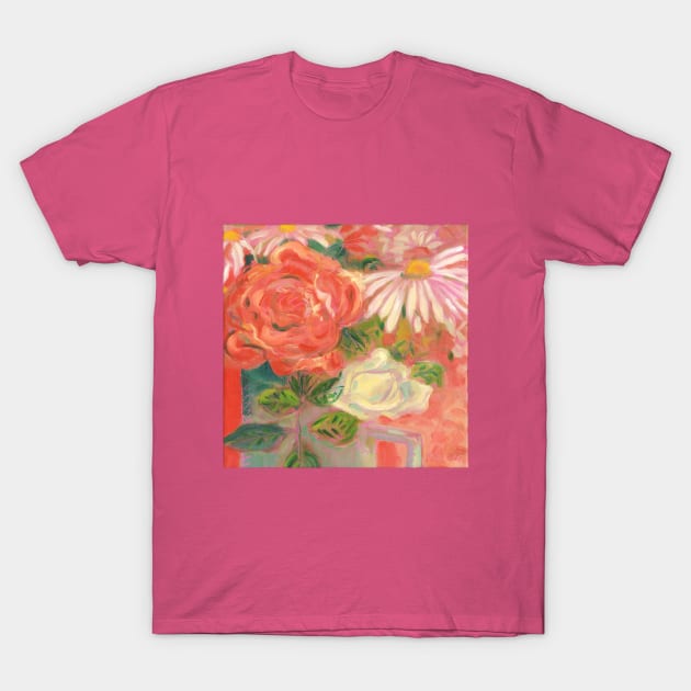 Summer Bouquet T-Shirt by HelenDBVickers